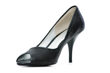 Woman shoes isolated on the white background