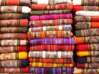 Colorful blankets