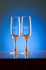 Wine concept with gradient background