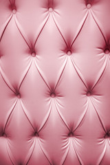 Pink picture of genuine leather upholstery
