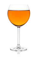 Orange color drink