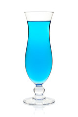 Blue color drink