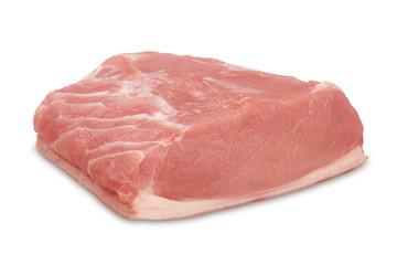 Raw pork.