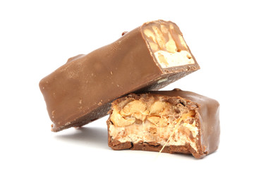 Chocolate covered caramel bar