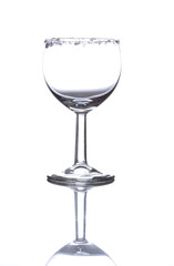 Sugar on edge glass