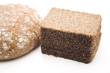 Roggenbrot und Weizenbrot