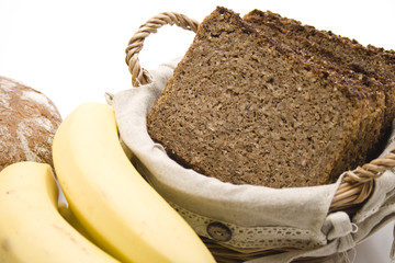 Roggenbrot mit Banane