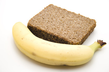 Banane und Brot