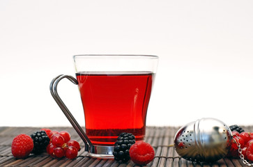 thé aux fruits rouges