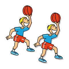Obraz premium Jeune Basketteur