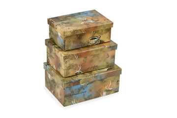 Three boxes for gifts