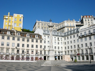 Fototapeta na wymiar Lissabon, Praca do Municipio
