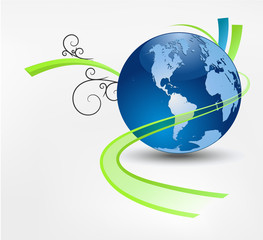 environmental care transportation concept