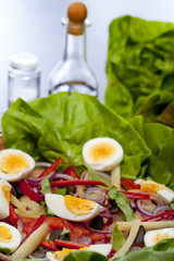 fresh salad close-up
