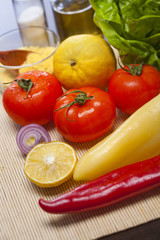 fresh vegetables close-up