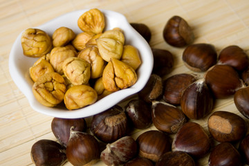 Chestnuts in a bowl