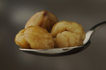 Castagne lesse al miele