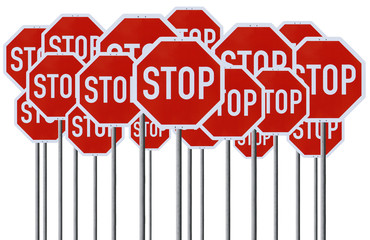 Stop-Schilder