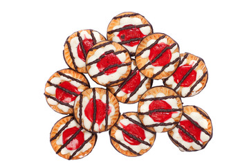 Pile of Delicious Biscuit Cookies