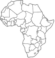 africa political map