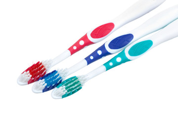 colored toothbrushes