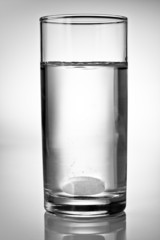 Tablet in water