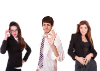 Portrait of a successful business team