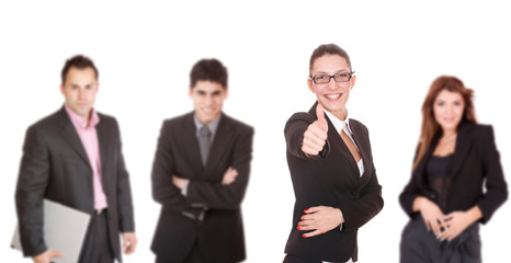 Portrait of a successful business team