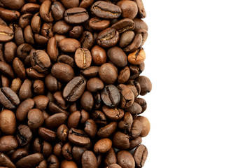 closeup coffee beans