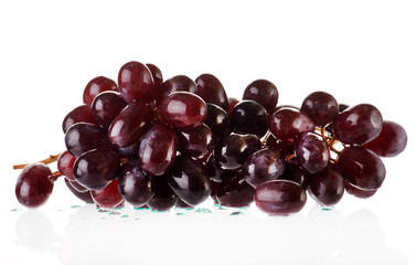 Bunch of black grapes