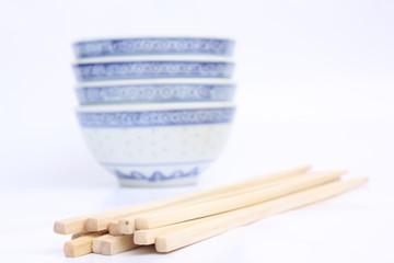 Chopsticks and chinese bowls / 筷子
