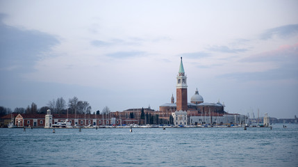 Naklejka premium Sonnenaufgangsstimmung in Venedig