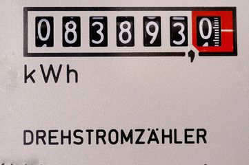 Obraz premium Verbrauch ablesen