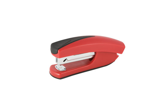 Office stapler isolated on the white background