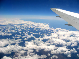 Obraz premium La tête dans les nuages