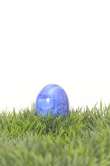 Blaues Osterei