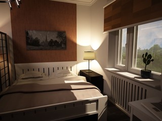 Interior bedroom