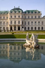 Deurstickers Vienna - Belvedere palace in morning © Renáta Sedmáková