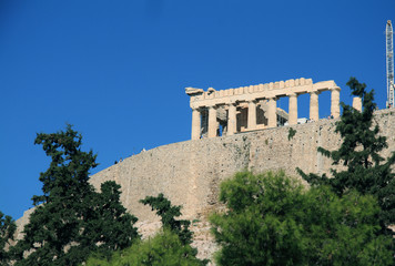 Fototapeta na wymiar Akropolis Athen Parthenon