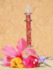Un flacon de parfum