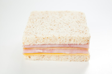 delicious ham and cheese sandwich