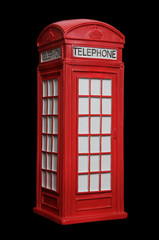 Fototapeta premium British Red Phone booth