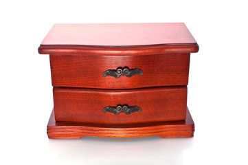 Wooden casket for jewelry