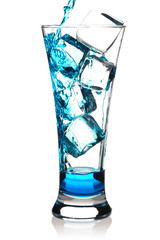 Pouring cocktail