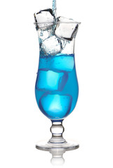Pouring cocktail