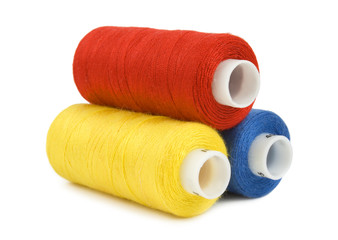 Thread spools isolated