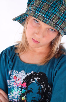 M&auml;del mit M&uuml;tze