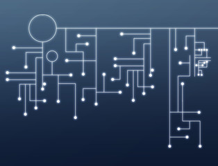 Simple tech background