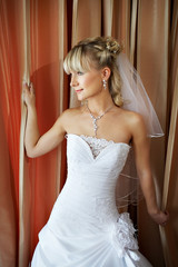 Beautiful bride in wedding day