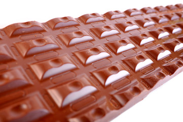 Block of milk chocolate